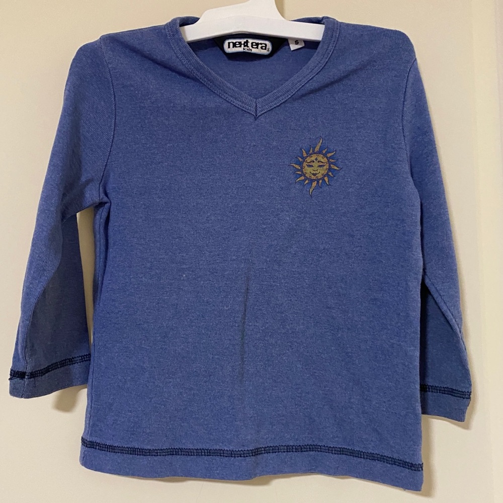 🥨 Vintage 90s Long-Sleeve V-Neck Sun tee 🥨